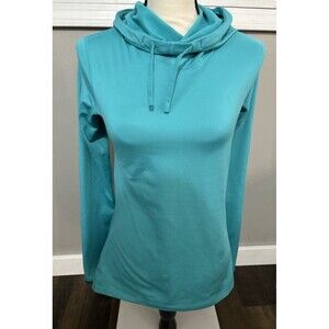 Nike Pro Dri-Fit - Teal Scuba Neck Pullover  - Women's Size Medium